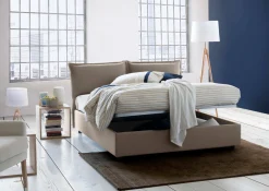 Letto alla francese Dgnahor, adatto per materasso Cm 140x200,<Dmora Online