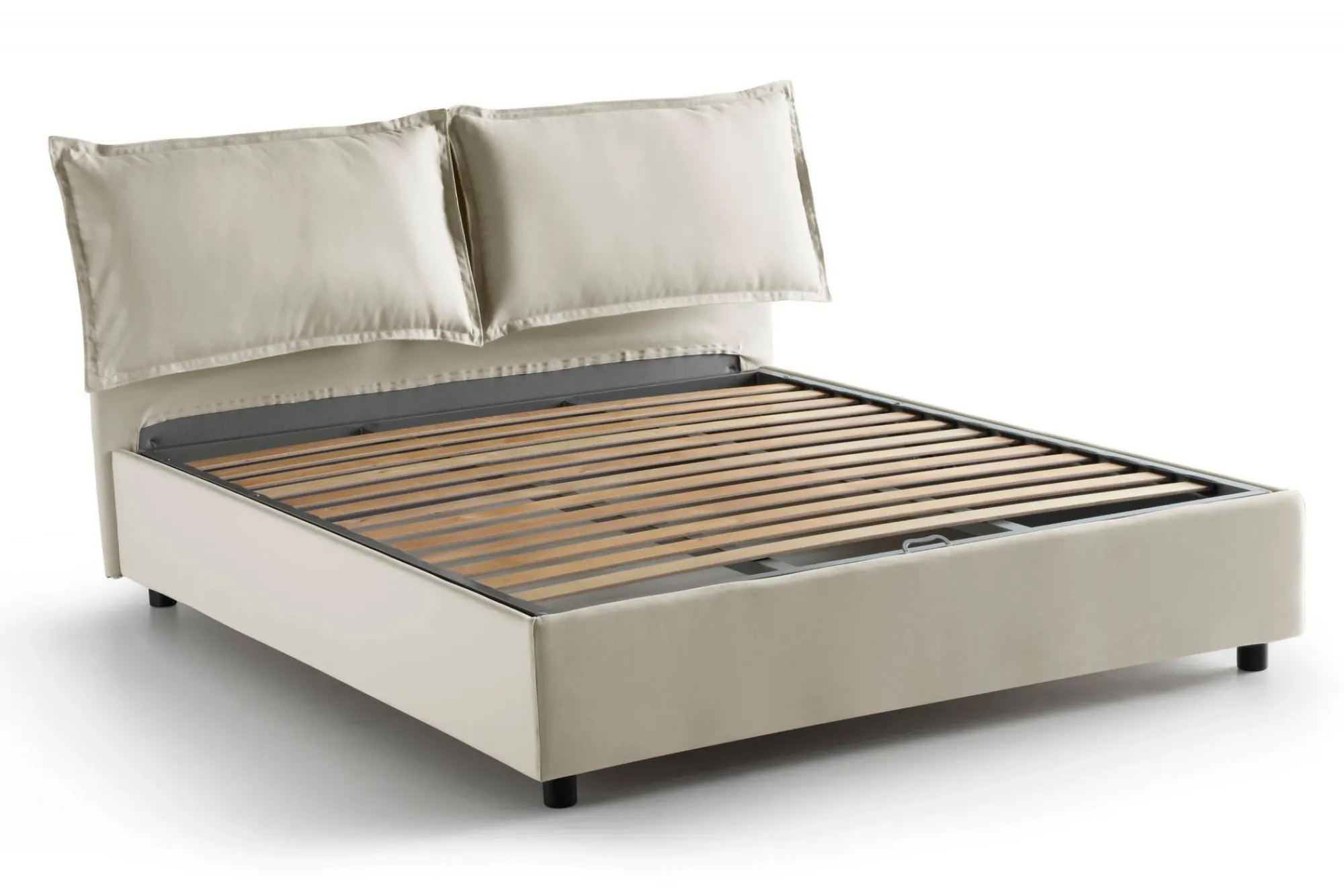 Letto alla francese Dmircol, con materasso Cm 140x200 incluso,<Dmora Online