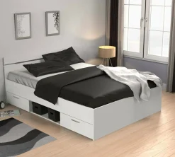 Letto alla francese Moira, 200x140 h74 cm,<Dmora Cheap