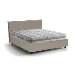 Letto alla francese Morganite, con materasso Cm 140x200 incluso,<Dmora Cheap