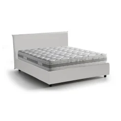 Letto alla francese Morganite, con materasso Cm 140x200 incluso,<Dmora Store