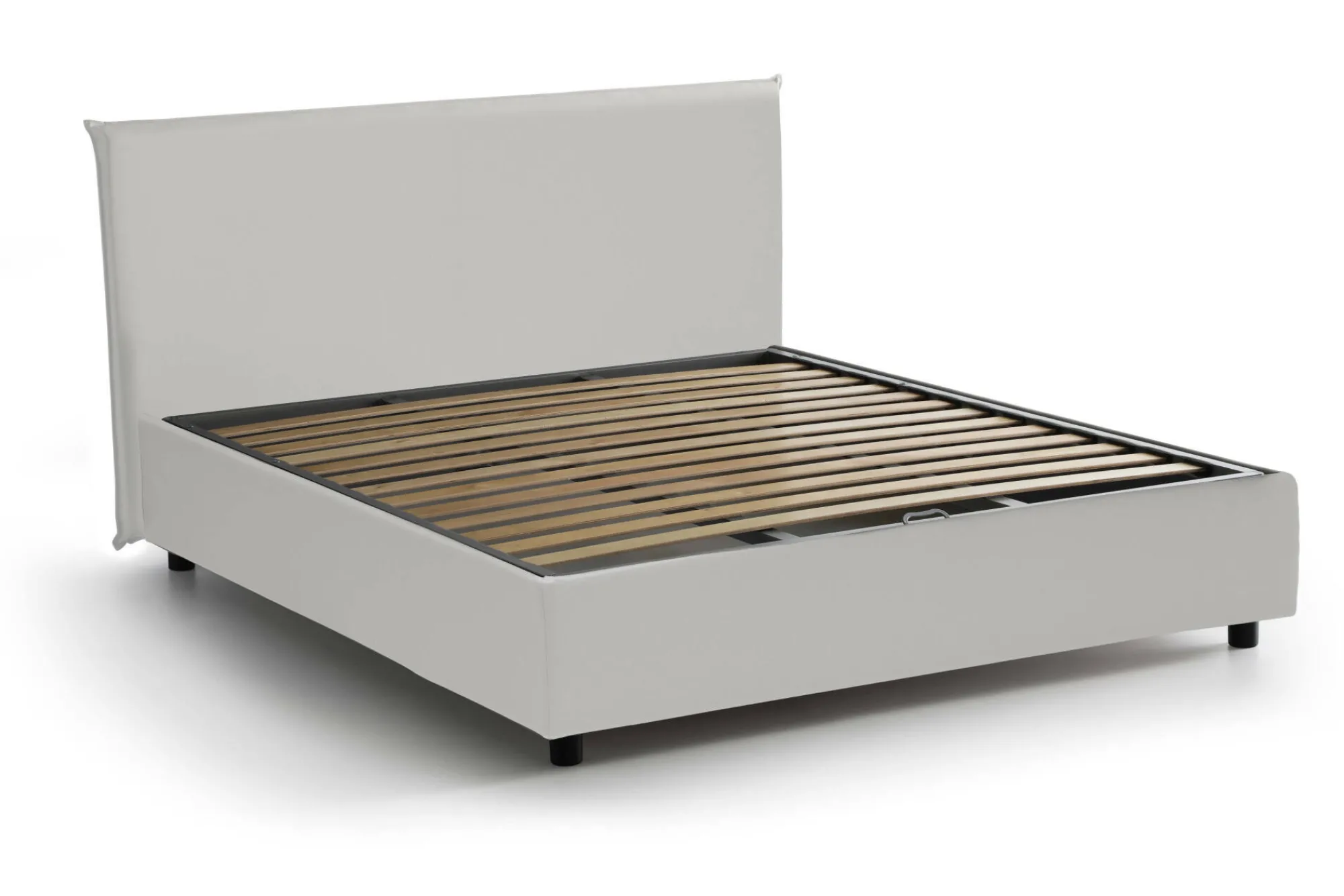 Letto alla francese Morganite, con materasso Cm 140x200 incluso,<Dmora Store