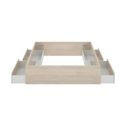 Letto alla francese Orlene, 149x195 h39 cm,<Dmora New