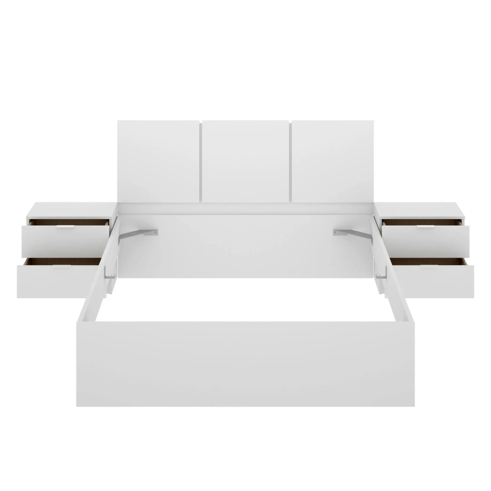 Letto alla francese Villamar, 259x195 h96 cm,<Dmora Online