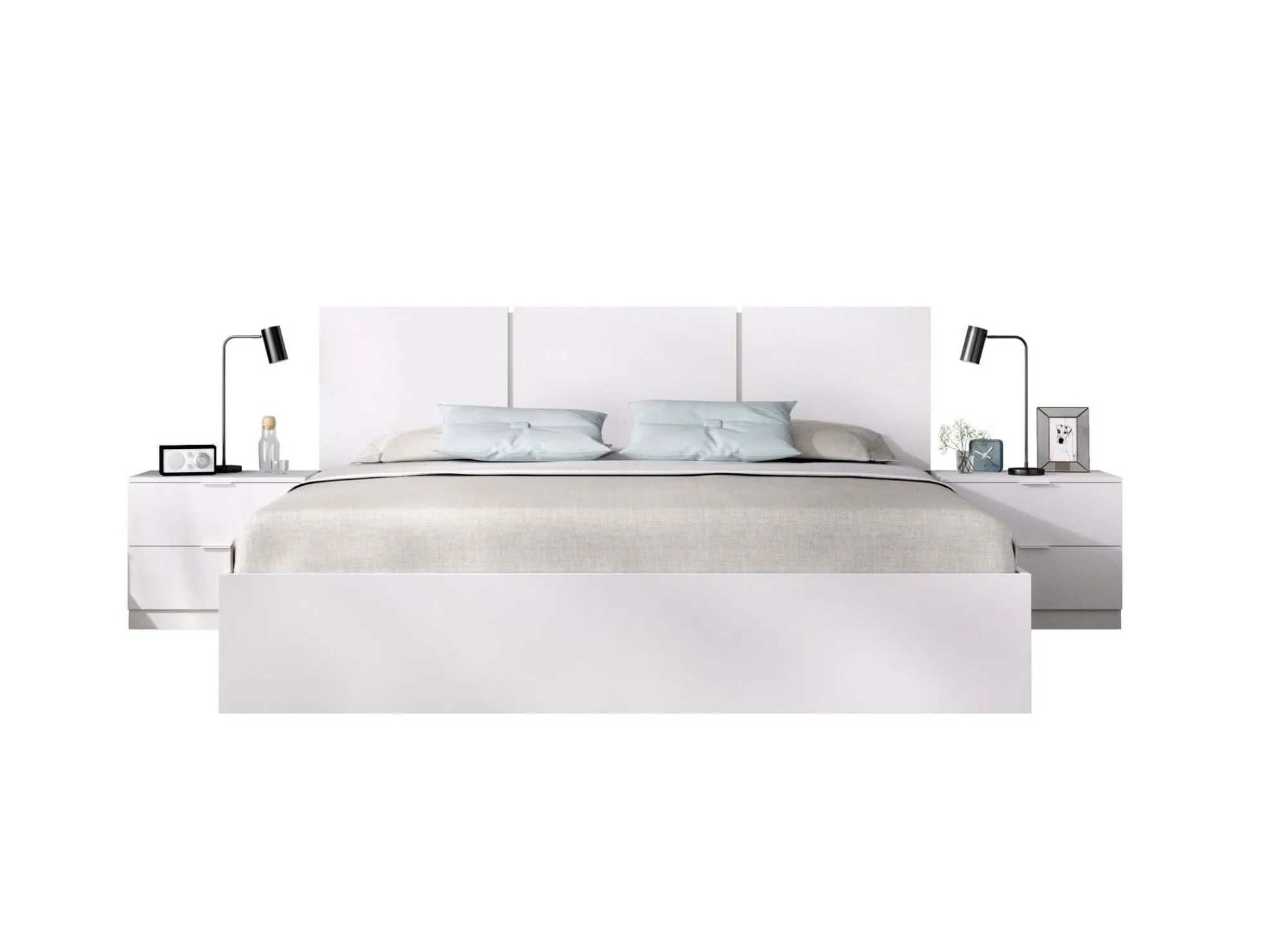 Letto alla francese Villamar, 259x195 h96 cm,<Dmora Online