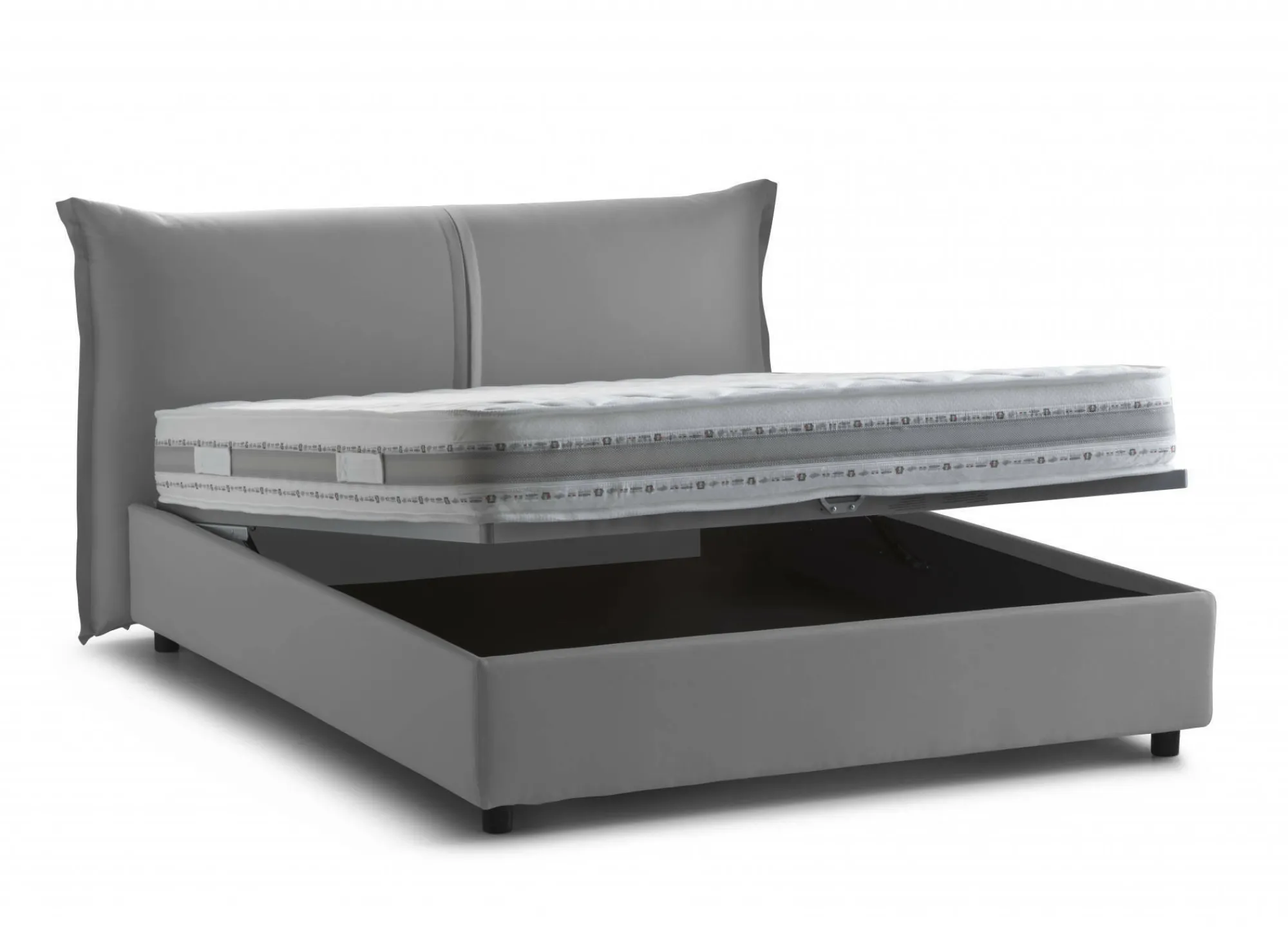 Letto matrimoniale Abarat, adatto per materasso Cm 160x200,<Dmora Online