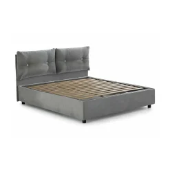 Letto matrimoniale Abbaione, adatto per materasso Cm 160x190,<Dmora New