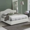 Letto matrimoniale Abigael, adatto per materasso 160x190 cm,<Dmora Cheap