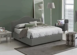 Letto matrimoniale Abigael, adatto per materasso 160x190 cm,<Dmora Flash Sale