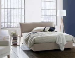 Letto matrimoniale Aishia, con materasso Cm 160x200 incluso,<Dmora Cheap