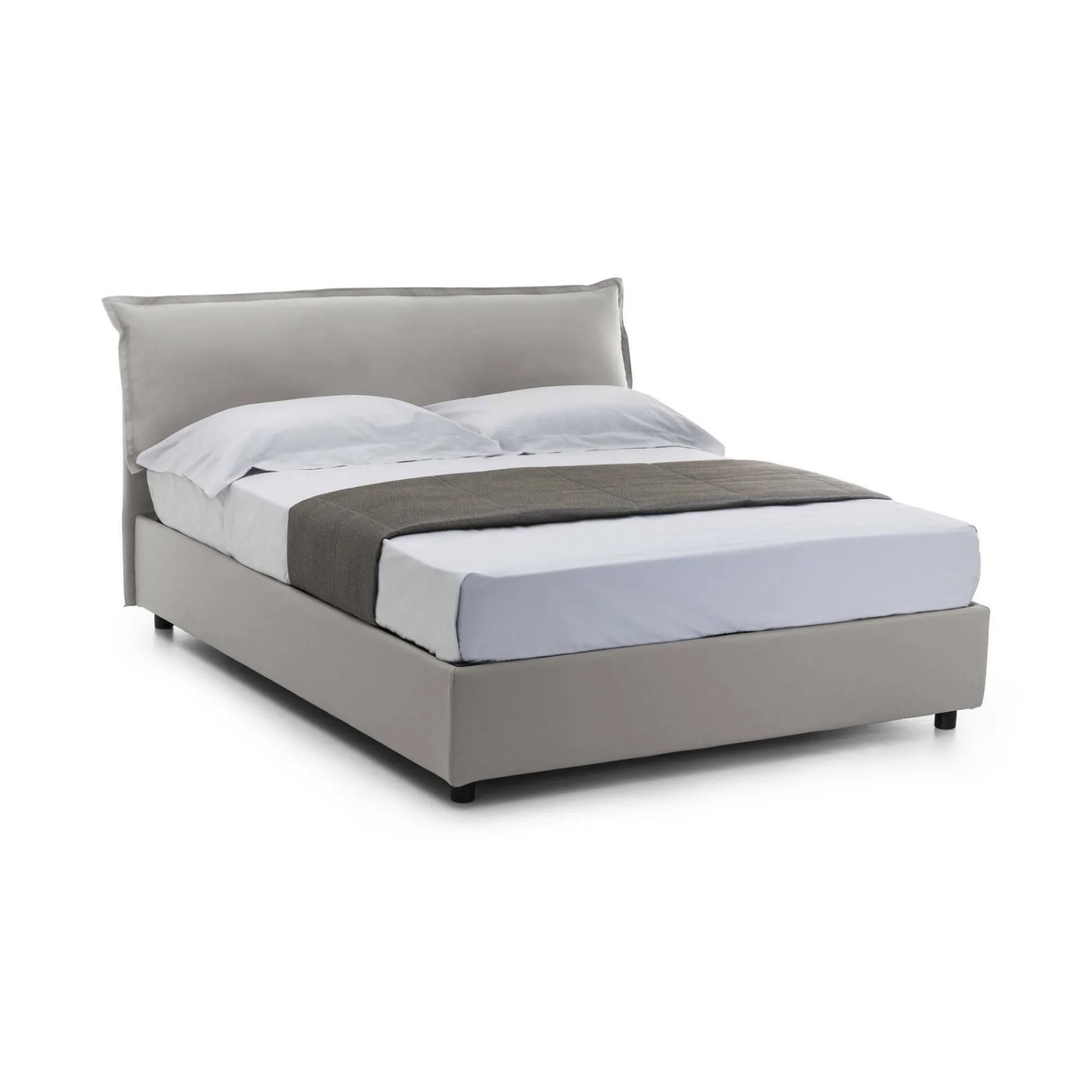 Letto matrimoniale Aishia, con materasso Cm 160x200 incluso,<Dmora Sale