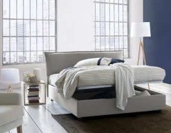 Letto matrimoniale Aishia, con materasso Cm 160x200 incluso,<Dmora Sale