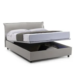 Letto matrimoniale Aishia, con materasso Cm 160x200 incluso,<Dmora Sale