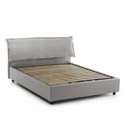 Letto matrimoniale Aishia, con materasso Cm 160x200 incluso,<Dmora Sale