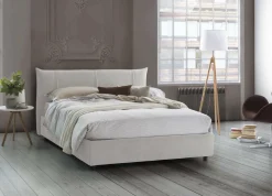 Letto matrimoniale Akasha, adatto per materasso 160x190 cm,<Dmora Store