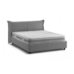 Letto matrimoniale Akio, con materasso 160x190 Cm incluso,<Dmora New