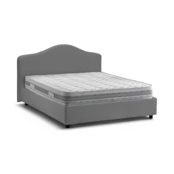 Letto matrimoniale Akym, con materasso Cm 160x190 incluso,<Dmora New