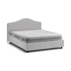 Letto matrimoniale Akym, con materasso Cm 160x190 incluso,<Dmora Best