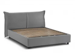 Letto matrimoniale Alabaster, adatto per materasso Cm 160x190,<Dmora Hot