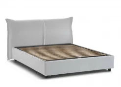 Letto matrimoniale Alabaster, adatto per materasso Cm 160x190,<Dmora Flash Sale