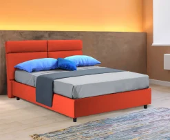 Letto matrimoniale Alcatron, Adatto a materasso Cm 160x190,<Dmora Flash Sale