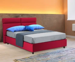 Letto matrimoniale Alcatron, Adatto a materasso Cm 160x190,<Dmora Outlet