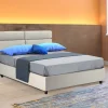 Letto matrimoniale Alcatron, Adatto a materasso Cm 160x190,<Dmora Outlet