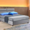 Letto matrimoniale Alcatron, Adatto a materasso Cm 160x190,<Dmora Cheap
