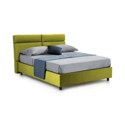 Letto matrimoniale Alcatron, Adatto a materasso Cm 160x190,<Dmora Discount