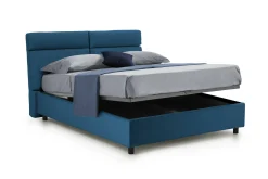 Letto matrimoniale Alcatron, Adatto a materasso Cm 160x190,<Dmora Online