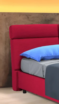 Letto matrimoniale Alcatron, Adatto a materasso Cm 160x190,<Dmora Outlet