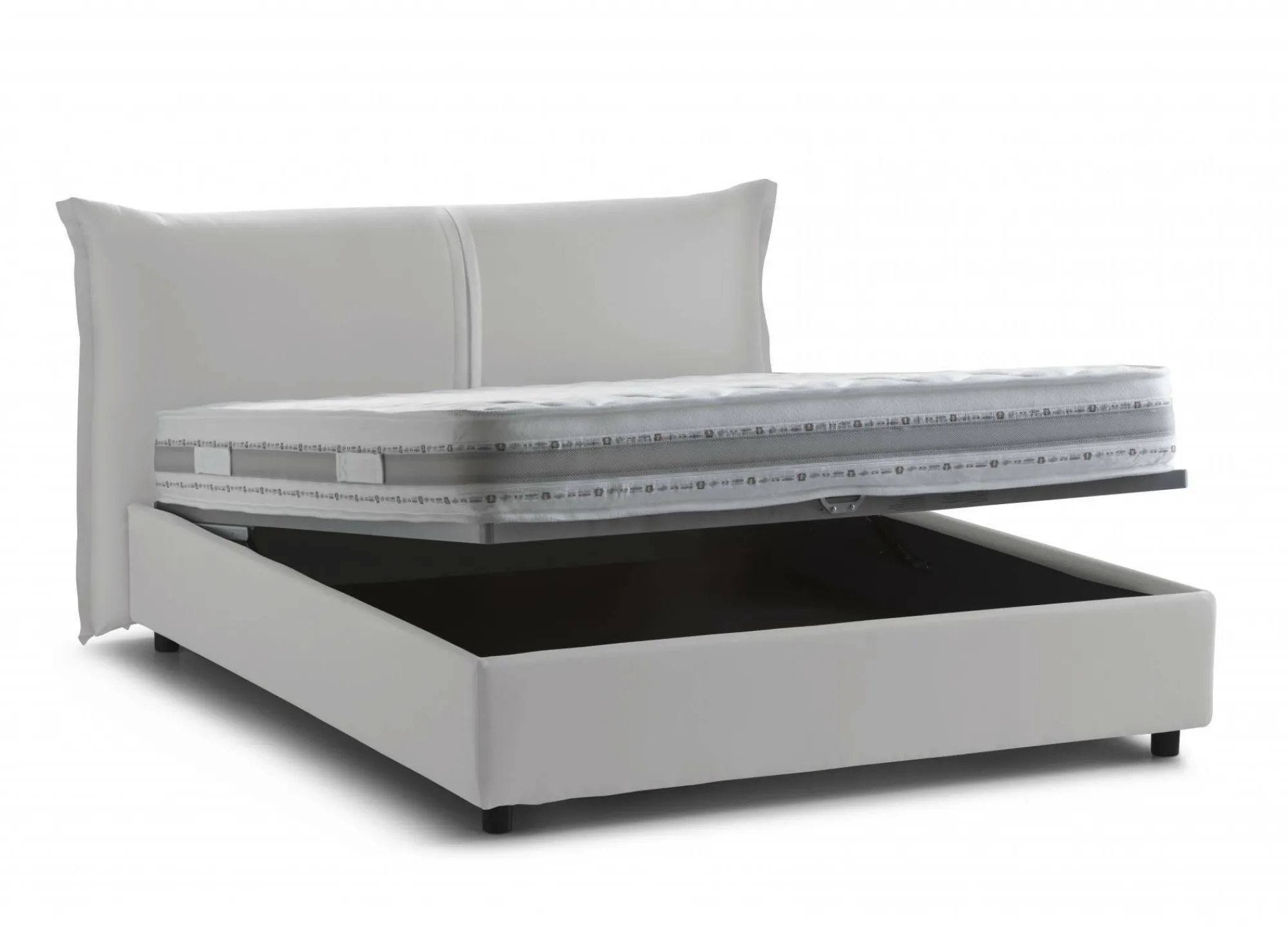 Letto matrimoniale Aldus, con materasso Cm 160x200 incluso,<Dmora Store