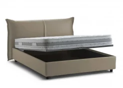 Letto matrimoniale Aldus, con materasso Cm 160x200 incluso,<Dmora Flash Sale