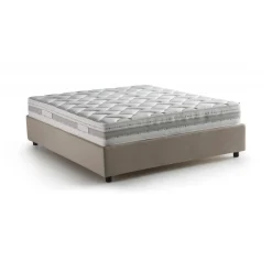 Letto matrimoniale Alessander, con materasso Cm 160x200 incluso,<Dmora Discount