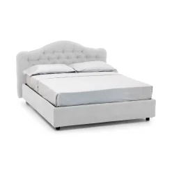 Letto matrimoniale Alfer, Con materasso Cm 160x200 incluso,<Dmora Hot