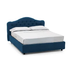 Letto matrimoniale Alfer, Con materasso Cm 160x200 incluso,<Dmora Discount