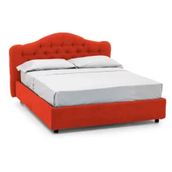 Letto matrimoniale Alfer, Con materasso Cm 160x200 incluso,<Dmora Sale