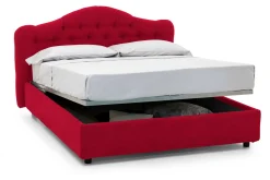 Letto matrimoniale Alfer, Con materasso Cm 160x200 incluso,<Dmora Flash Sale