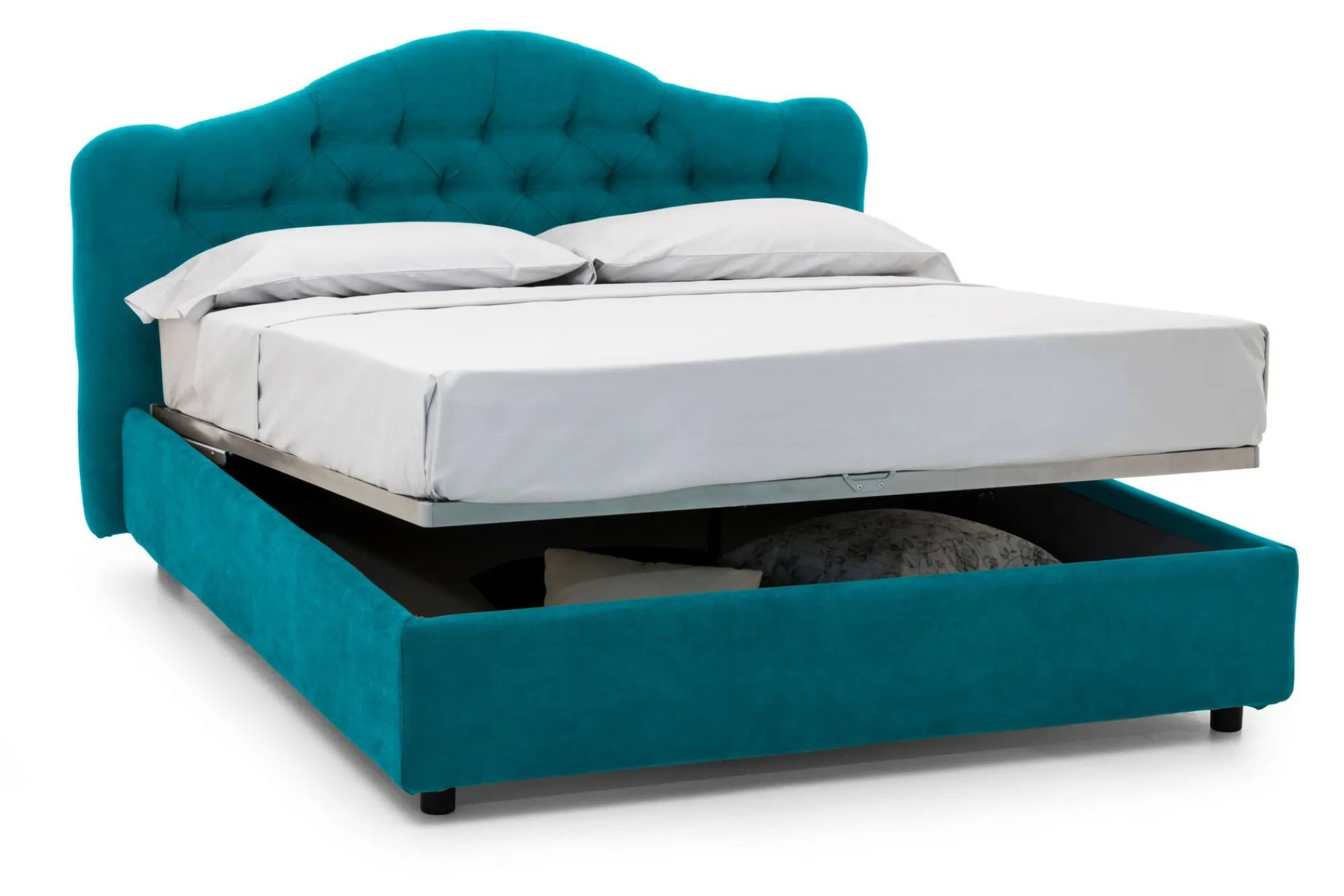 Letto matrimoniale Alfer, Con materasso Cm 160x200 incluso,<Dmora Best Sale