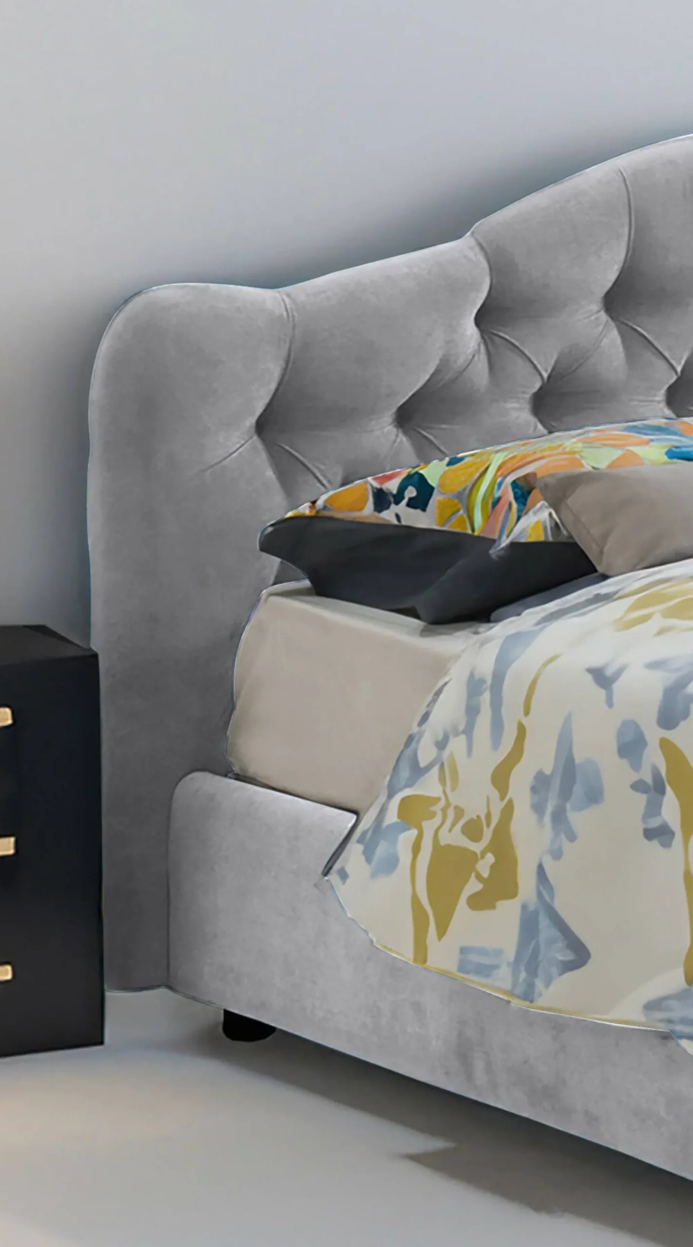 Letto matrimoniale Alfer, Con materasso Cm 160x200 incluso,<Dmora Shop