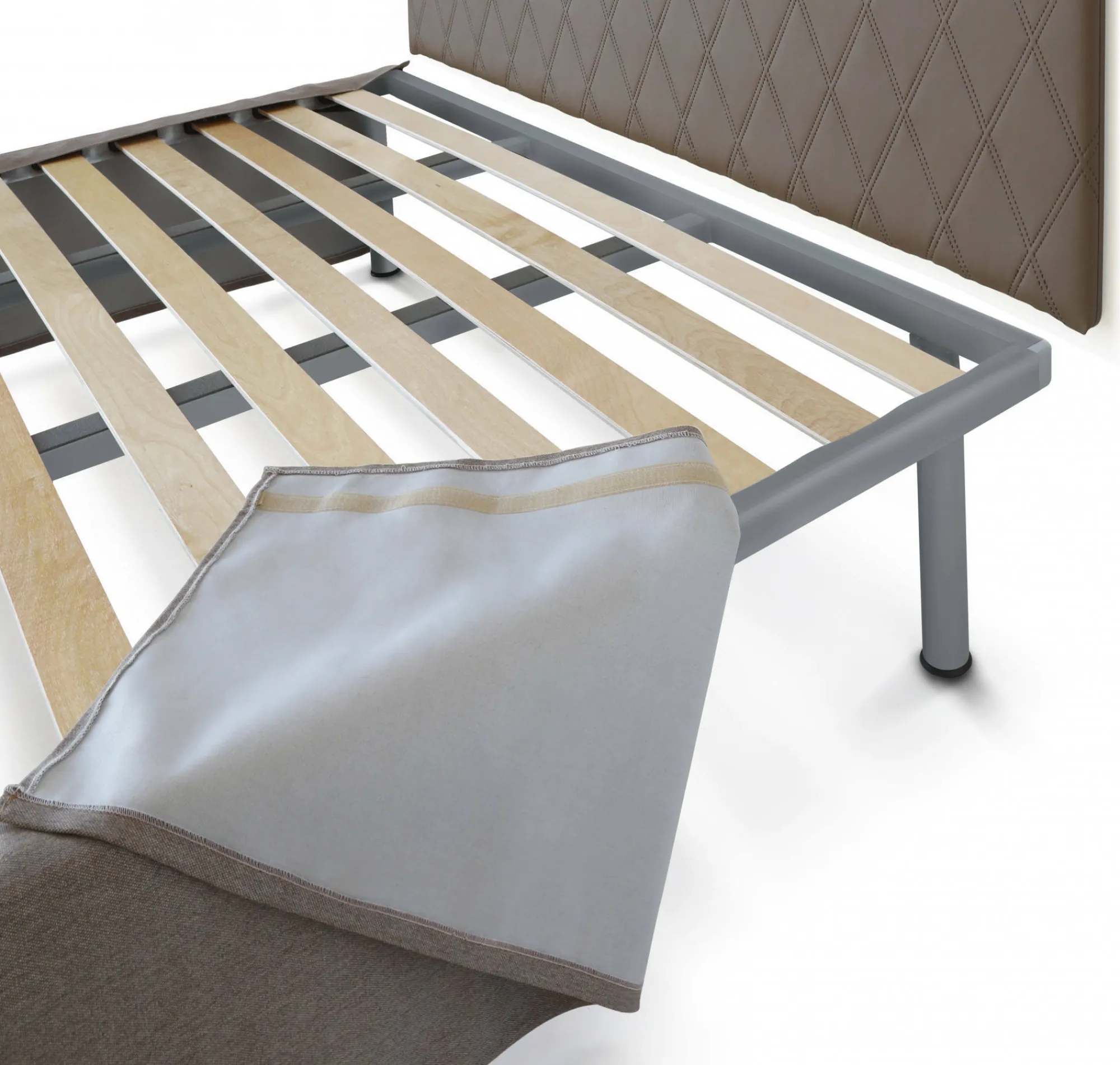 Letto matrimoniale Alfredo, adatta a materasso da Cm 160x190,<Dmora Sale