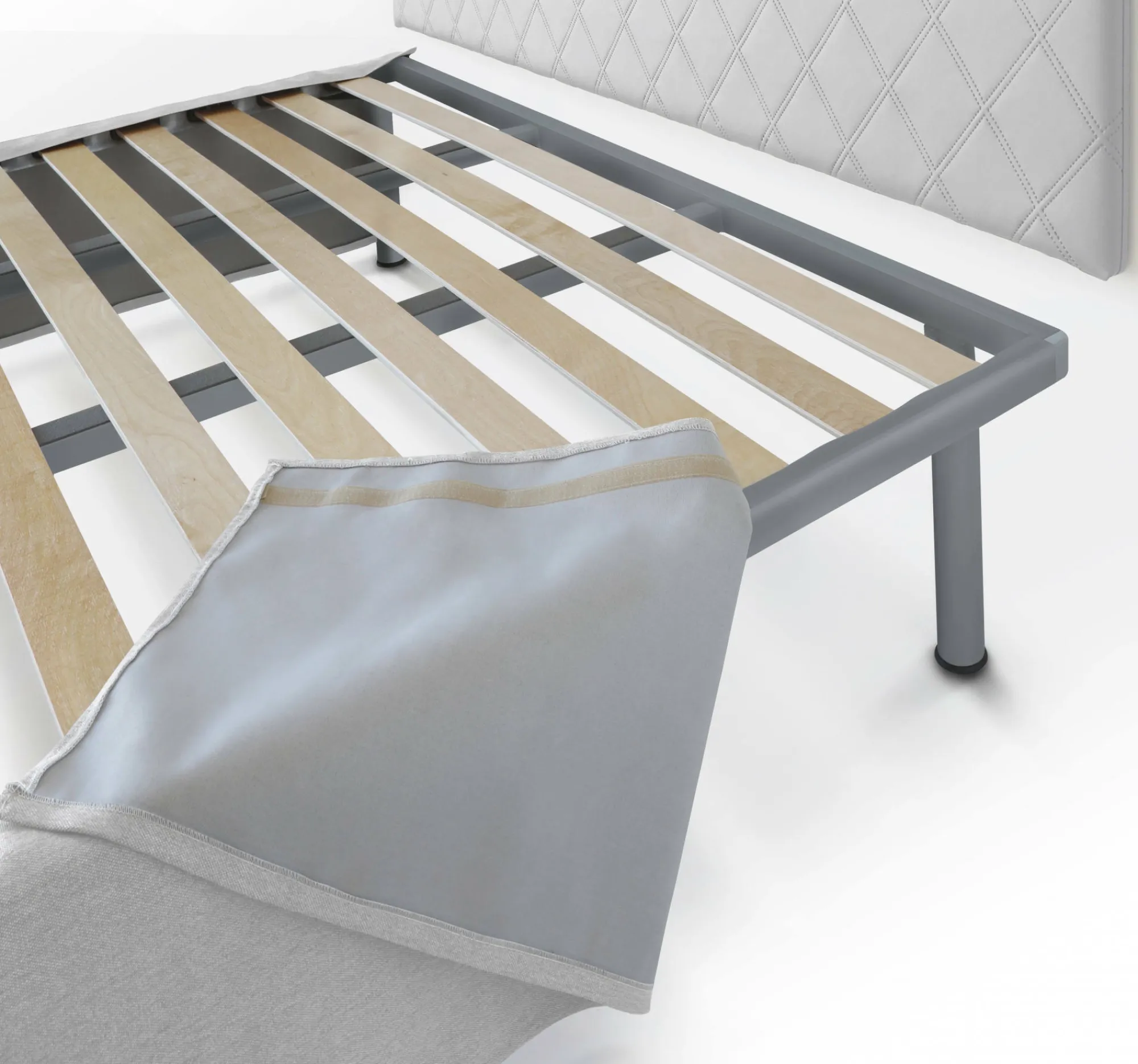 Letto matrimoniale Alfredo, adatta a materasso da Cm 160x190,<Dmora Sale