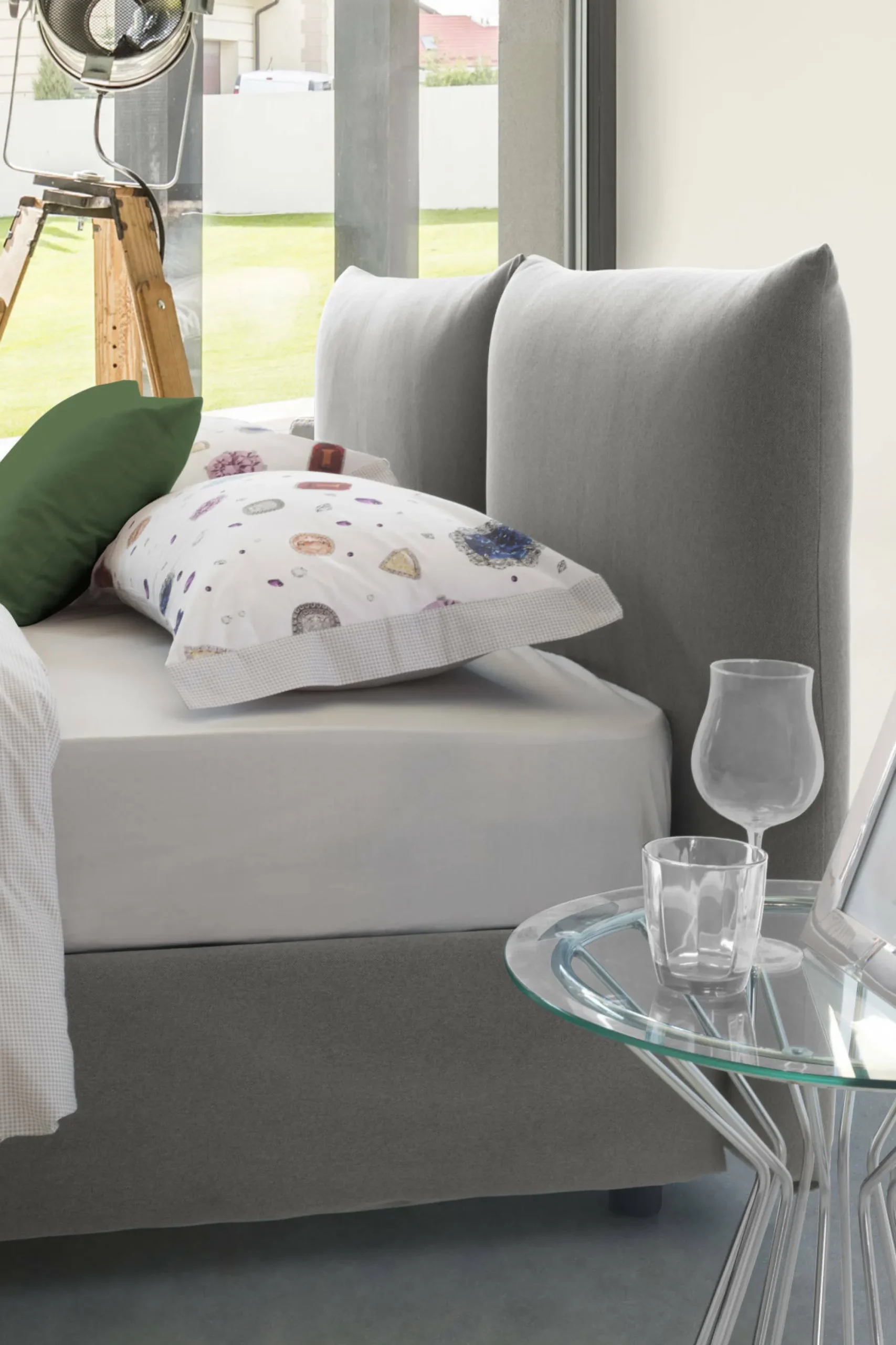Letto matrimoniale Alizarin, adatto per materasso Cm 160x190,<Dmora Clearance
