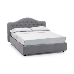 Letto matrimoniale Allik, Con materasso Cm 160x190 incluso,<Dmora Online