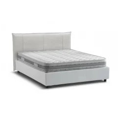 Letto matrimoniale Almond, con materasso 160x190 Cm incluso,<Dmora Shop