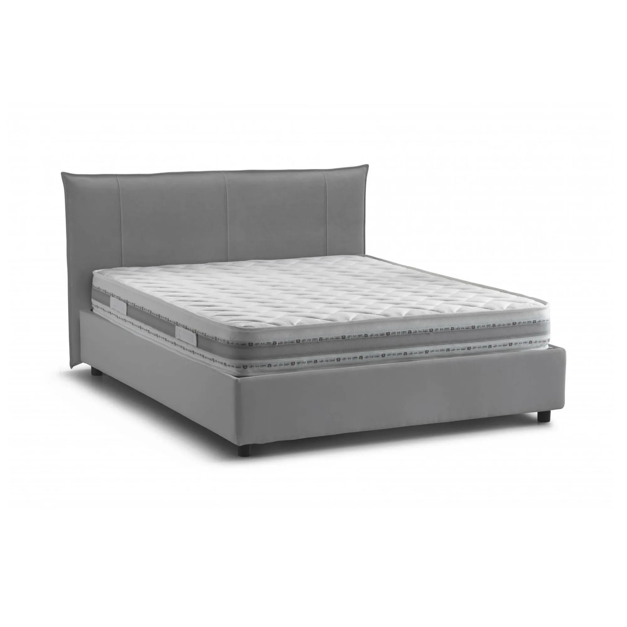 Letto matrimoniale Almond, con materasso 160x190 Cm incluso,<Dmora Hot