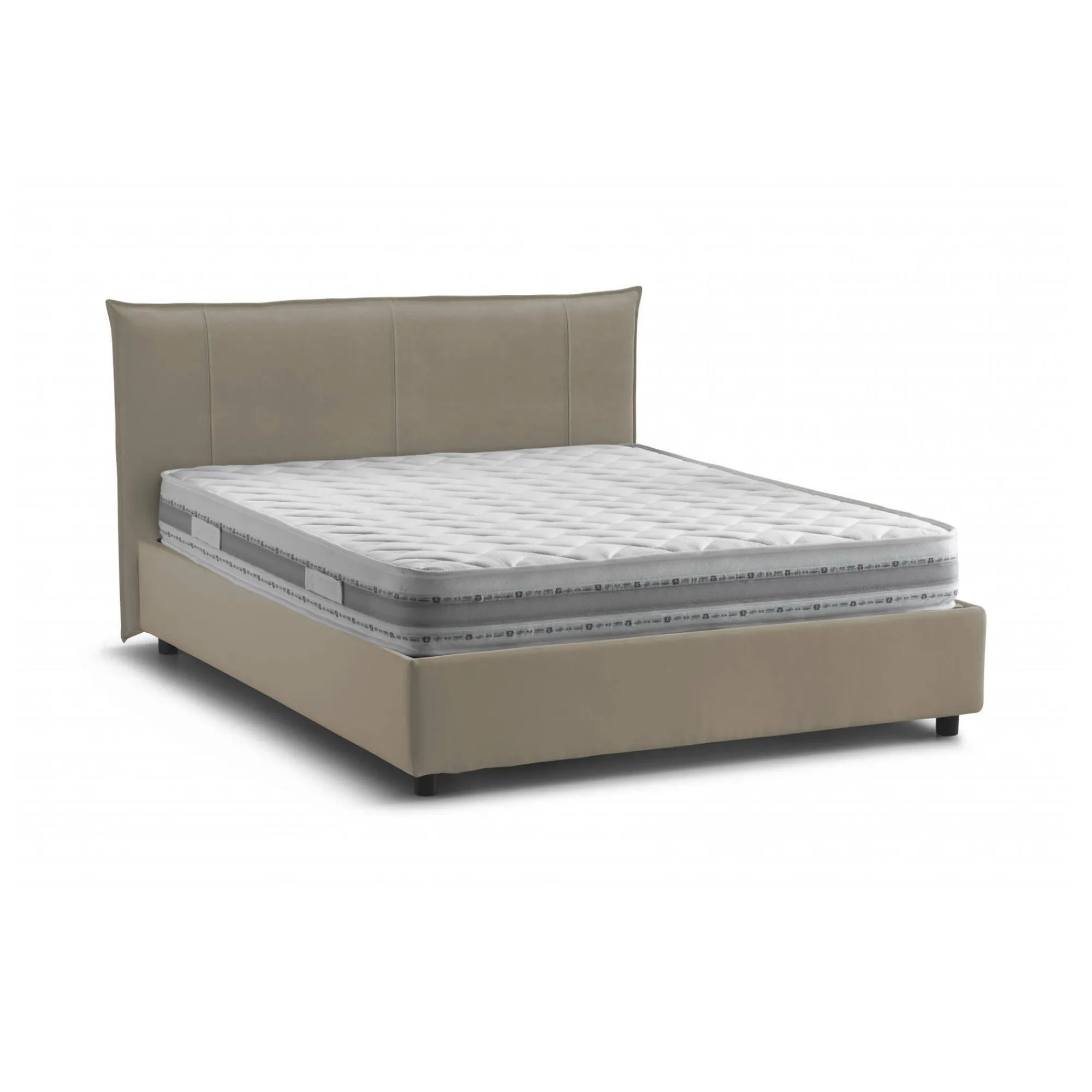 Letto matrimoniale Almond, con materasso 160x190 Cm incluso,<Dmora Sale
