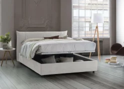 Letto matrimoniale Almond, con materasso 160x190 Cm incluso,<Dmora Shop