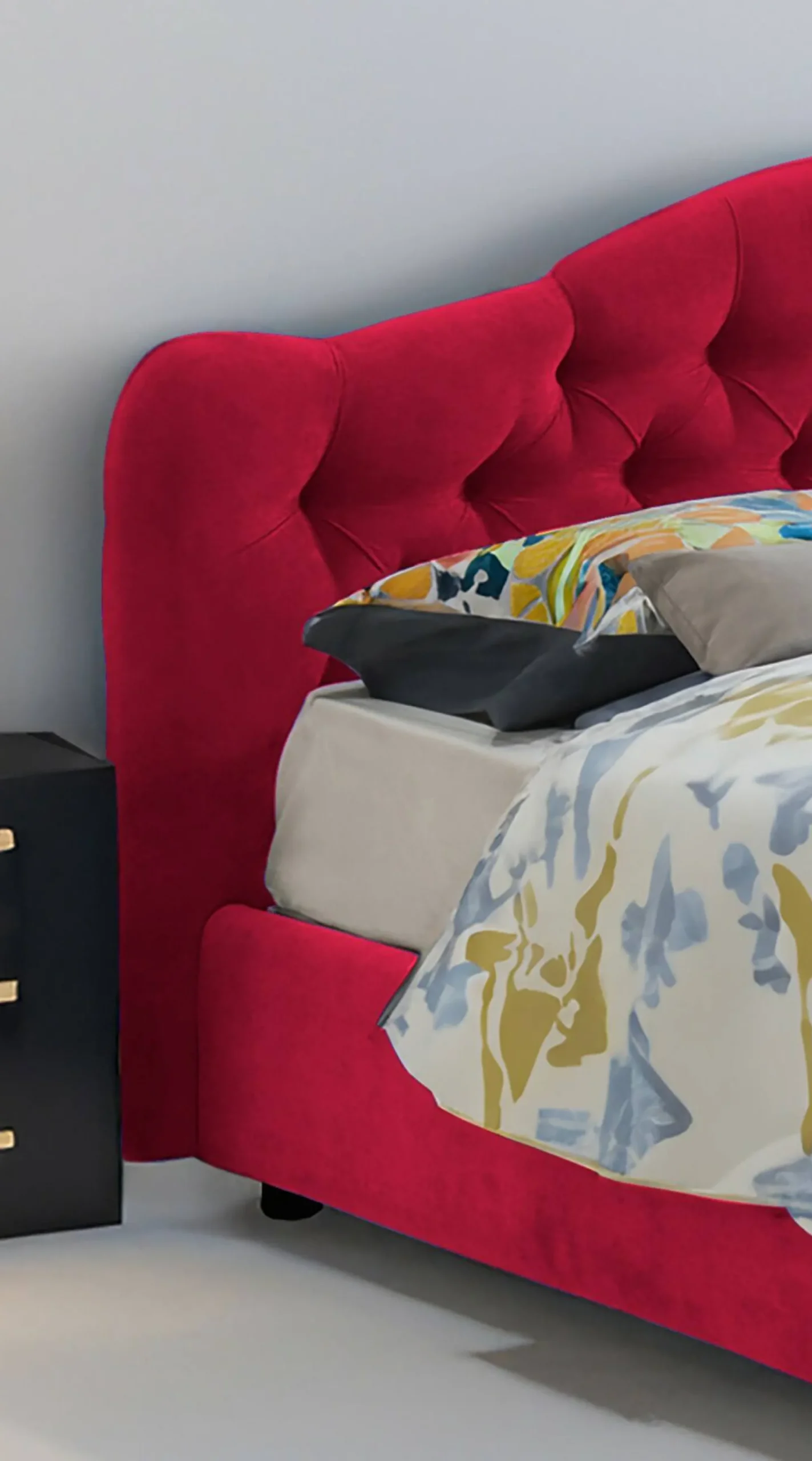 Letto matrimoniale Aly, Adatto a materasso Cm 160x200,<Dmora Best Sale