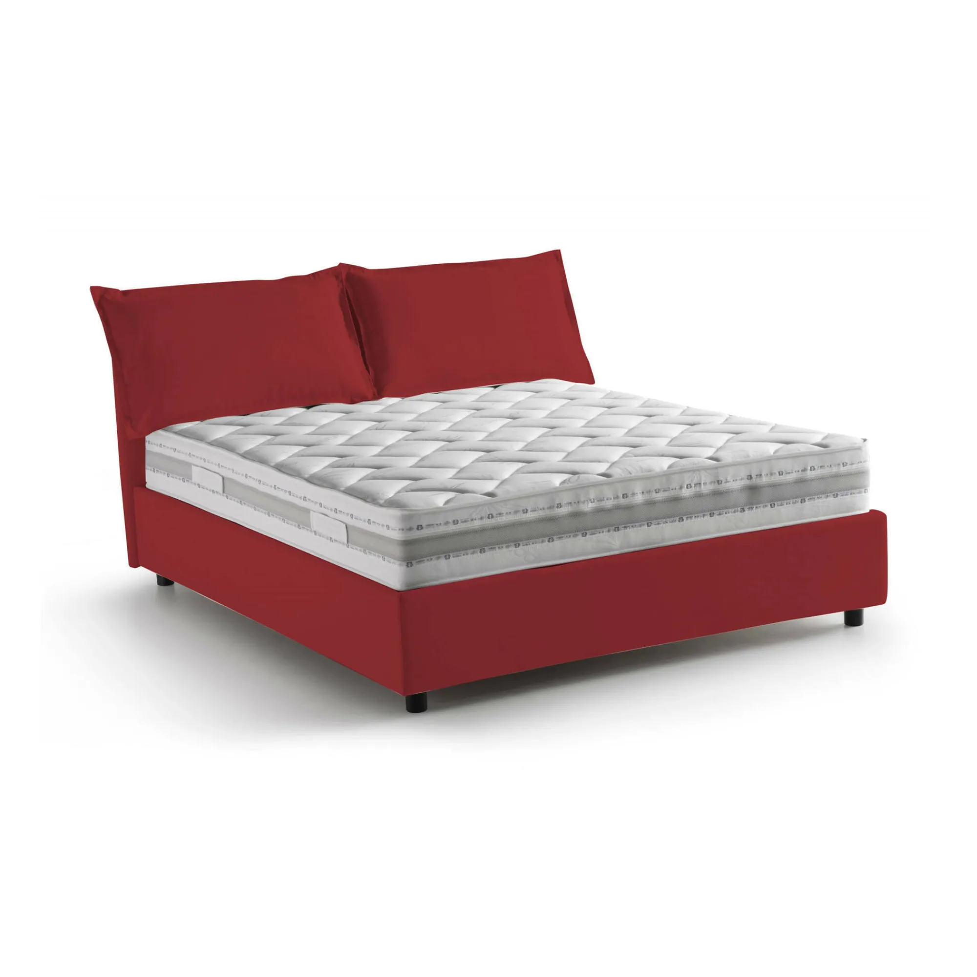 Letto matrimoniale Amelinda, con materasso Cm 160x190 incluso,<Dmora New